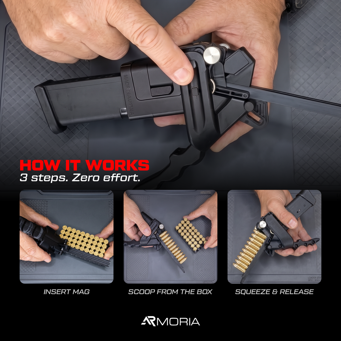 ARMORIA™ RapidFeed 9™ Mag Loader