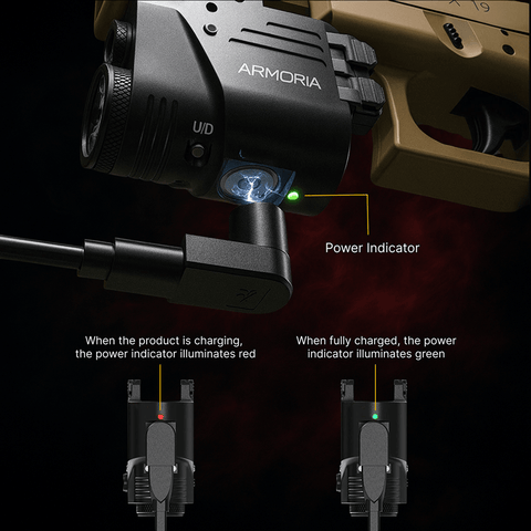 The Armoria 6IN1 Dual Laser Flashlight